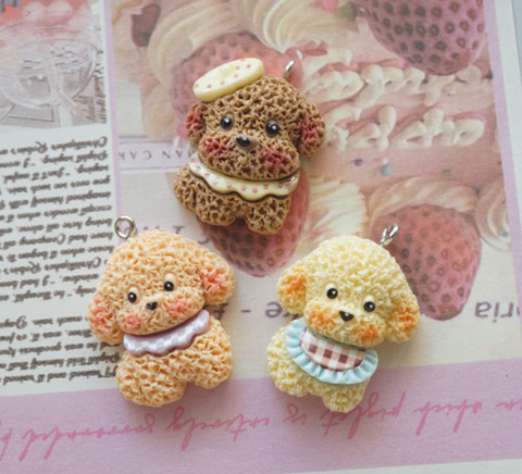 もこもこトイプードルチャーム