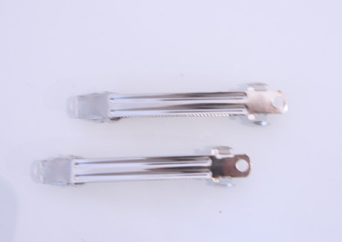シルバーバレッタ　6cm　5個セット