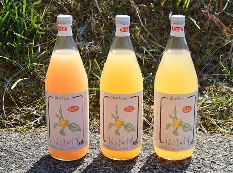 お歳暮用りんごジュース３本セット