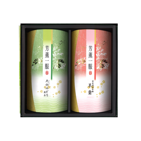 清水羊羹・大山みどり煎茶ギフトセット（薫-28）