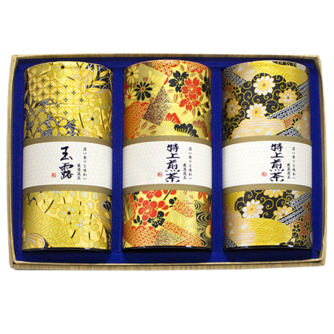 厳選逸品詰合せ【玉露1本・特上煎茶2本】(Ａ-150)