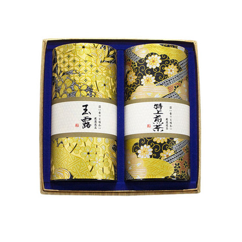 厳選逸品詰合せ・黒【玉露・特上煎茶】(AF-100)