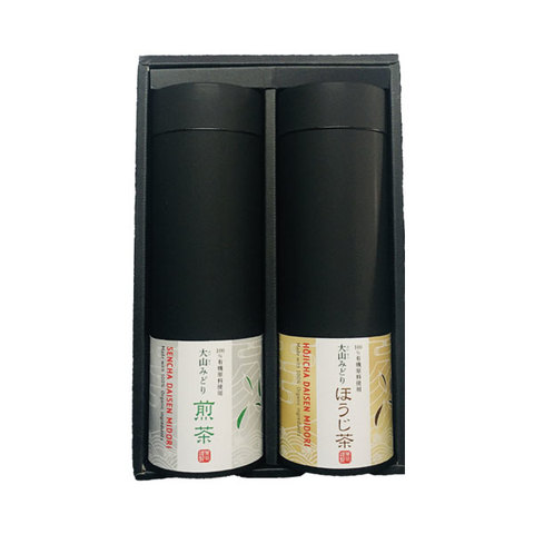 とっとり緑茶ティーバッグ ギフトボックス【煎茶・ほうじ茶】(DSH-25)
