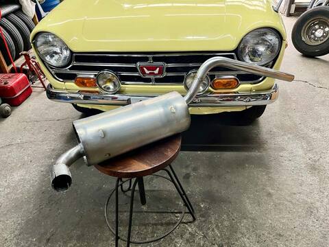 N360用純正タイプエキゾーストサイレンサー（ステンレス）