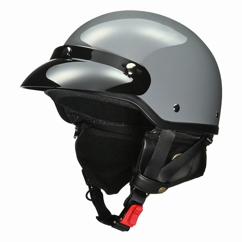 ﾘｰﾄﾞ CR-790 ﾊｰﾌﾍﾙﾒｯﾄ ｸﾞﾚｰ ﾌﾘｰｻｲｽﾞ(57-60cm未満)