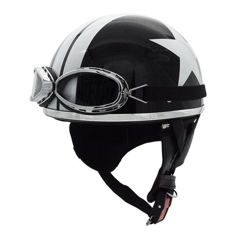 TNK CL-950EX ｺﾞｰｸﾞﾙ付き ﾊﾟｰﾙﾌﾞﾗｯｸ/ｽﾀｰ