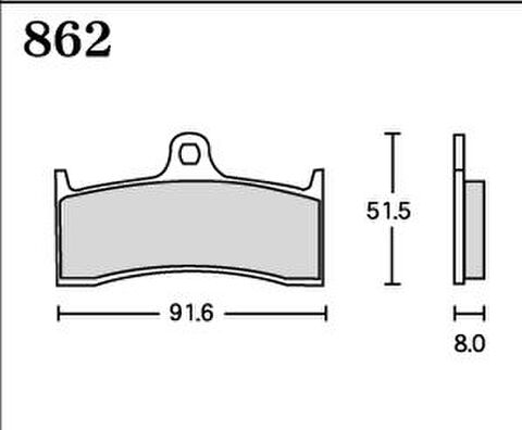 ＲＫ ＦＡ５ ８６２　ﾌﾞﾚｰｷﾊﾟｯﾄﾞ