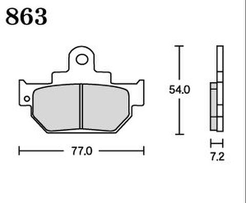 ＲＫ ＦＡ５ ８６３　ﾌﾞﾚｰｷﾊﾟｯﾄﾞ