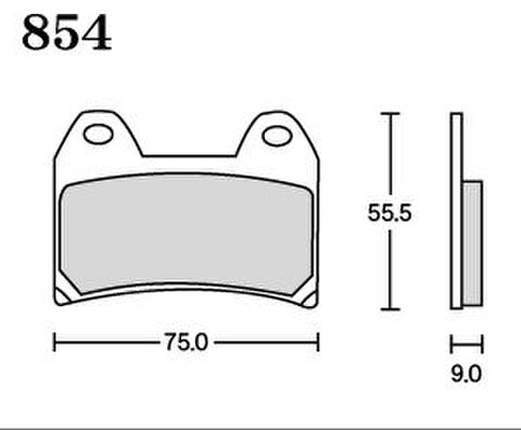 ＲＫ ＦＡ５ ８５４　ﾌﾞﾚｰｷﾊﾟｯﾄﾞ