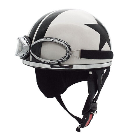 TNK CL-950EX ｺﾞｰｸﾞﾙ付き ﾊﾟｰﾙﾎﾜｲﾄ/ｽﾀｰ