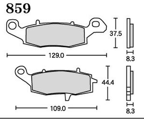 ＲＫ ＦＡ５ ８５９　ﾌﾞﾚｰｷﾊﾟｯﾄﾞ