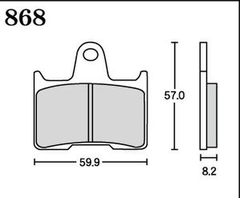 ＲＫ ＦＡ５ ８６８　ﾌﾞﾚｰｷﾊﾟｯﾄﾞ