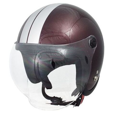 TNK JLT ｼﾞｪｯﾄﾍﾙﾒｯﾄ RED.B/SI FREE(58-59cm）