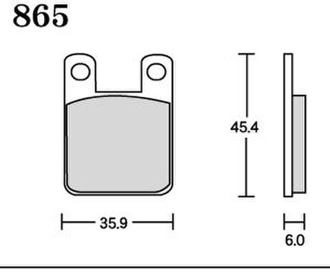 ＲＫ ＦＡ５ ８６５　ﾌﾞﾚｰｷﾊﾟｯﾄﾞ