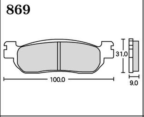 ＲＫ ＦＡ５ ８６９　ﾌﾞﾚｰｷﾊﾟｯﾄﾞ
