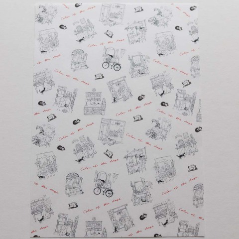 A4包装紙 10枚入り　：　Mayumi Taniguchi