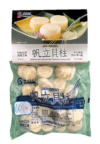 北海道産　冷凍帆立貝柱　500g