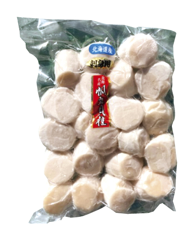 北海道産　冷凍帆立貝柱　500g（割れ含む）