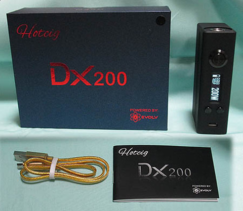 Hotcig DX200 DNA200 BOX MOD 18650モデル