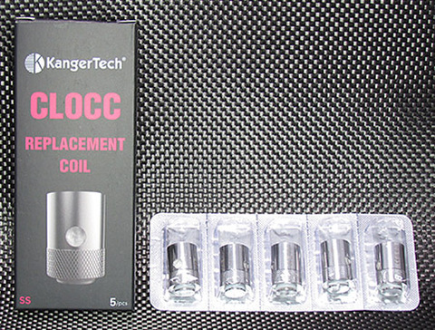 Kanger CLTANK 用 SS316 CLOCCコイルユニット5個セット