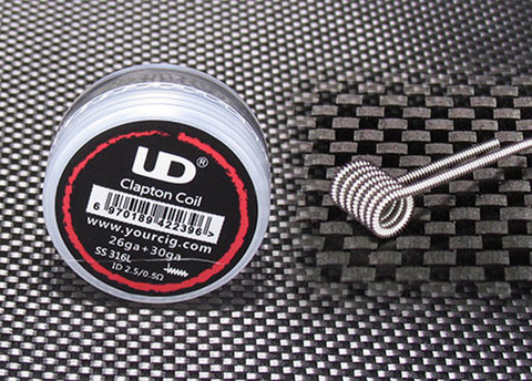 UD SS316+Kanthal clapton Coil 0.5Ω 10個セット