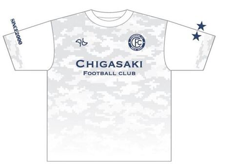 茅ヶ崎F.C　プラクティスシャツ 白