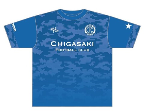 茅ヶ崎F.C　プラクティスシャツ 青