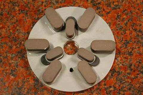 受注生産品  ６インチ(150ミリ)#400-2000 石材用レジンダイヤモンド研磨盤 