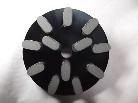  受注生産品 8インチ(200ミリ)#400 -2000　石材用レジンダイヤモンド研磨盤 
