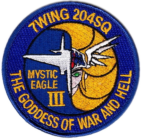 戦競 Ｆ-15部門 第204飛行隊 ミスティックイーグルⅢパッチ ワルキューレ