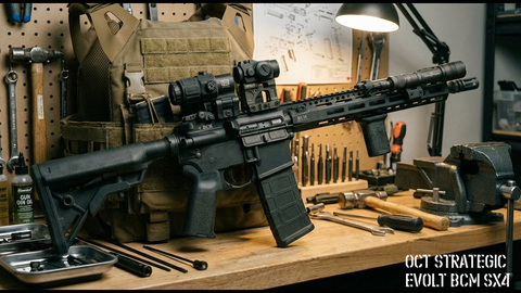 【マルイEVOLT専用】BCM SX4 リアル化プラン（刻印＋塗装）