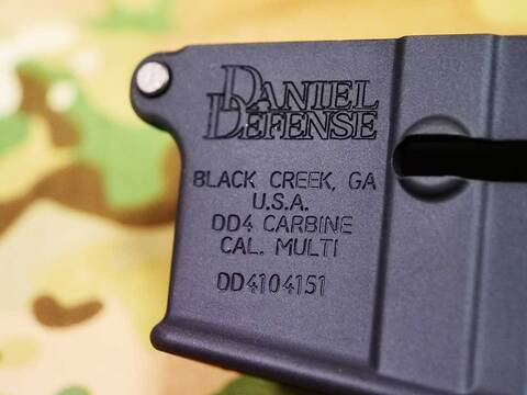 DANIEL DEFENCE 刻印加工 各種（電動・ガス）
