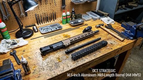 14.5in アルミ MIDレングスバレル （M4 MWS)