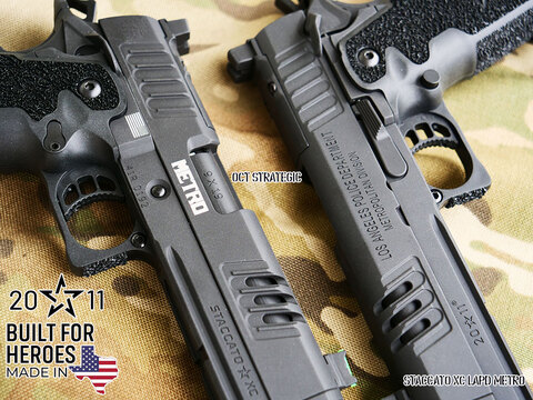 【特注】STACCATO-XC LAPD METRO EDITION OPTICS READY （GBBハンドガン）