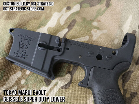 【マルイEVOLT専用】GEISSELE SUPER DUTY リアル化プラン（刻印＋塗装）