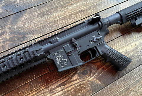 KAC SR-16ロアレシーバー持ち込み刻印加工GBB・電動