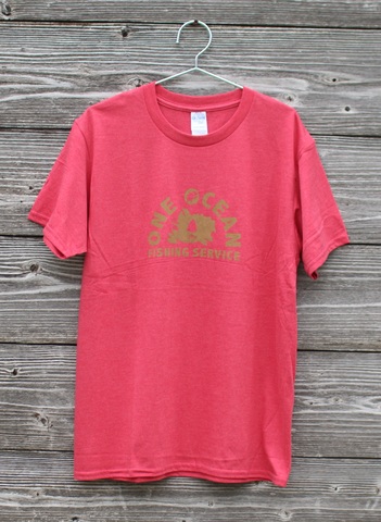 ONEOCEAN Tシャツ ヘザーレッド
