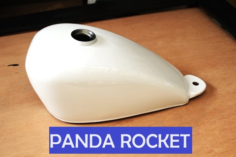 PANDA ROCKET ホワイトタンク