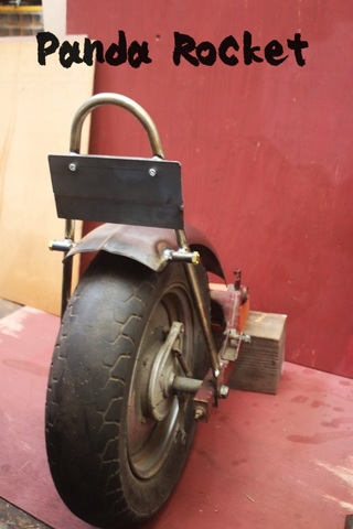 パンダロケット製jazz用フラットフェンダー