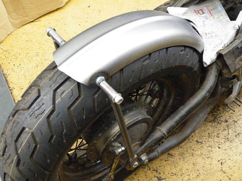 ドラスタ400 スポタン パンダロケット製 ※純正エアクリーナーBOX非対応 パンダロケット