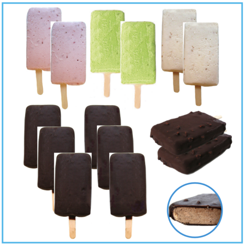 D セット／アイスバー＋チョコレートムースバー