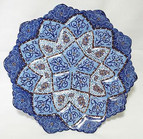 【クリアランスセール】X-3 ミーナカーリー皿 ミーナーカーリー（銅皿 / エナメル仕上げ） | Kesh Mesh