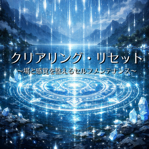 クリアリングリセット/場と感覚を整えるセルフメンテナンス
