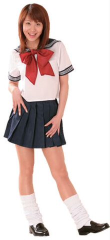 セーラー服2（えんじリボン）
