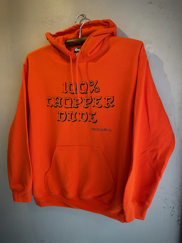 100% CHOPPER DUDE - PULL OVER PARKA (ORANGE)