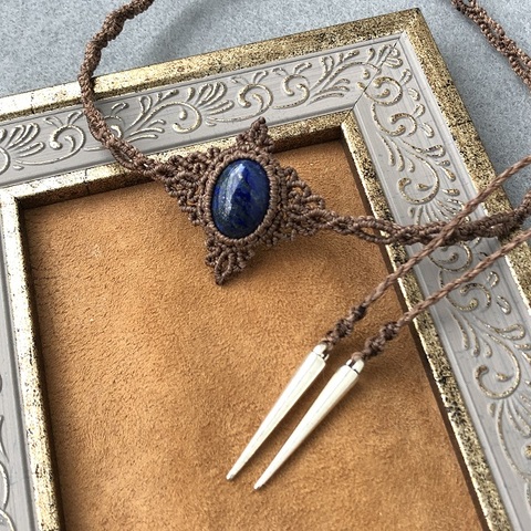 マクラメキット Elegante ペンダント | Waxcord Jewelry 'Quadro'