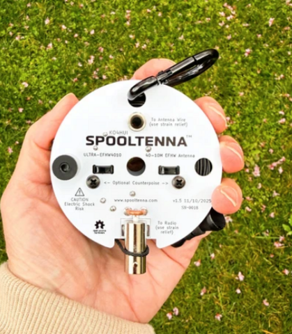 全米沸騰！SPOOLTENNA ULTRA  40-20-15-10ｍ　EFHWアンテナ　SOTA/POTA　移動に　