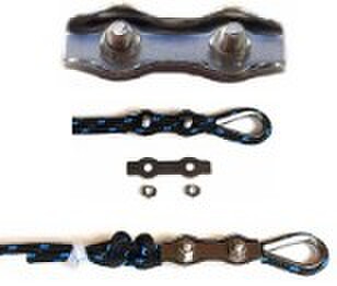 Mastrant製-Mロープ3mm用ロープ止めクリップセット　New