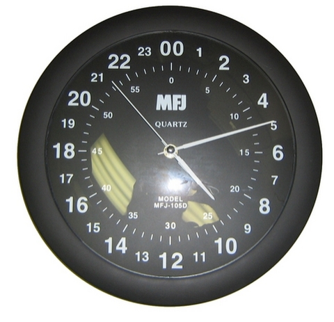 MFJ-105D販売台数No1のハム用掛時計