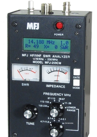 MFJ-259CM　中波・船舶用バンド拡張アンテナアナライザー　　MF-2ｍまで